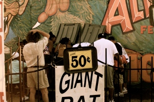 Yes, I actually did pay 50 cents to see the Giant Rat, which in reality... is a gofer.